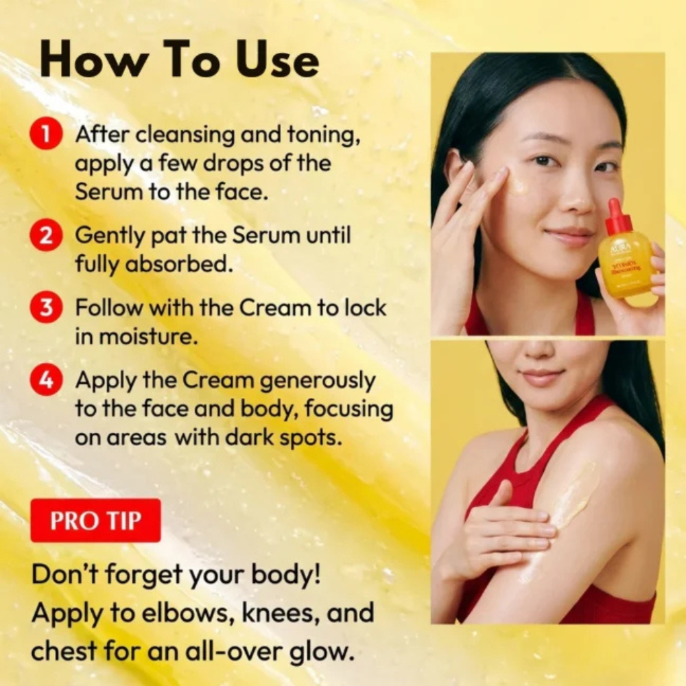 Fiorellana Vitamin Illuminating Serum & Cream Set
