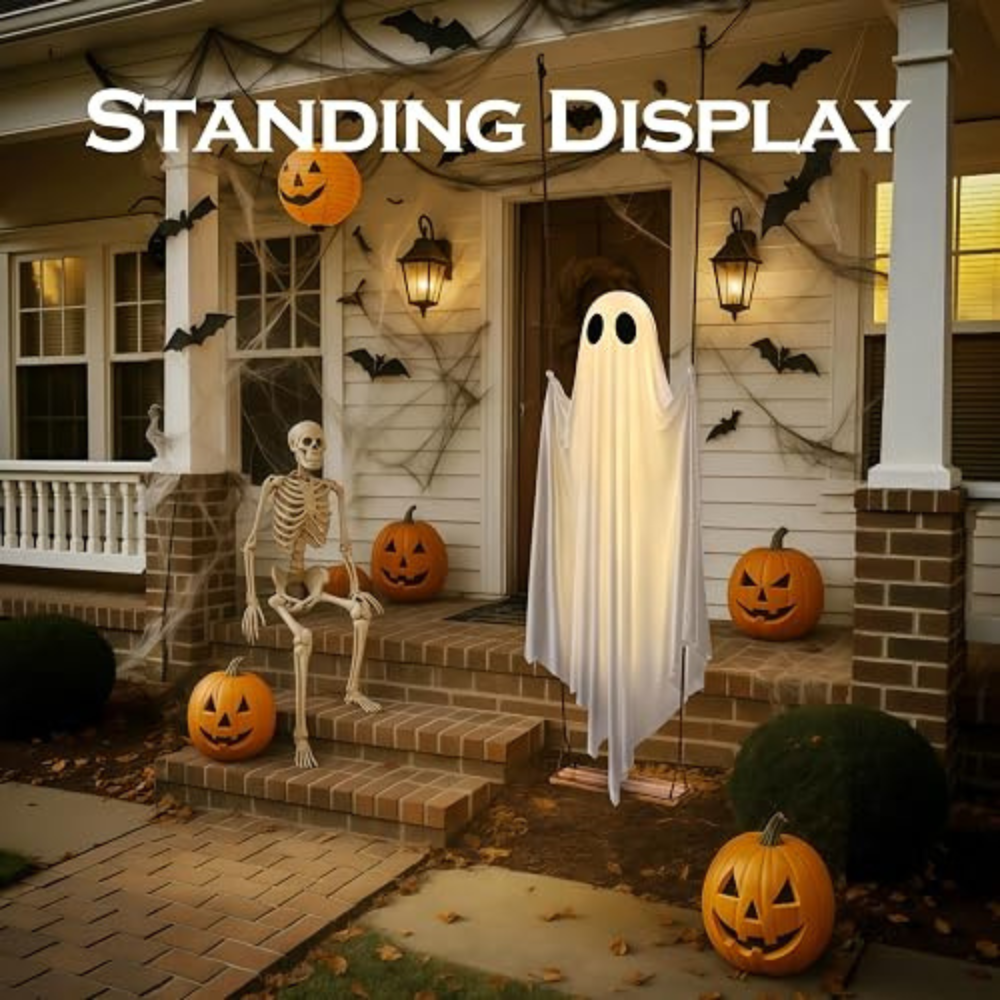 Haunted Swing Ghost – Light-Up Halloween Hanging Decoration