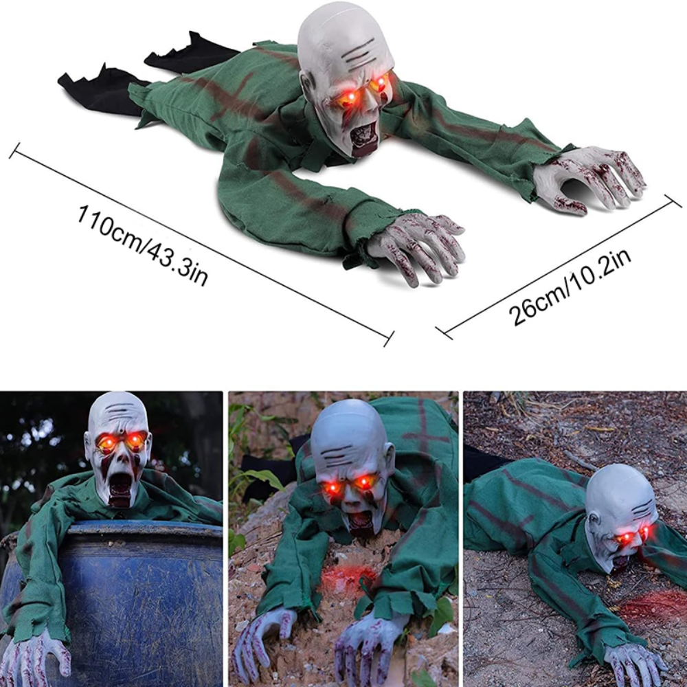 The Haunted Climber™ – Animated Climbing Ghost Halloween Decoration
