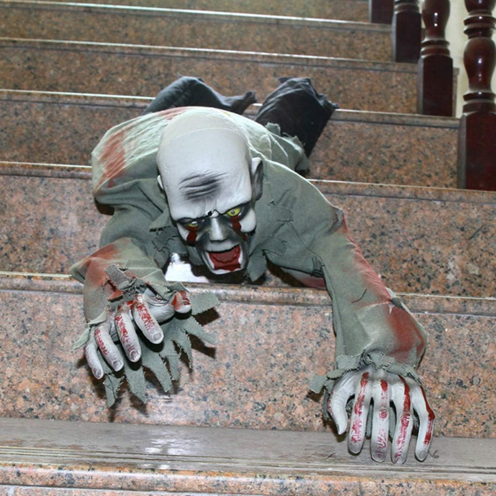 The Haunted Climber™ – Animated Climbing Ghost Halloween Decoration