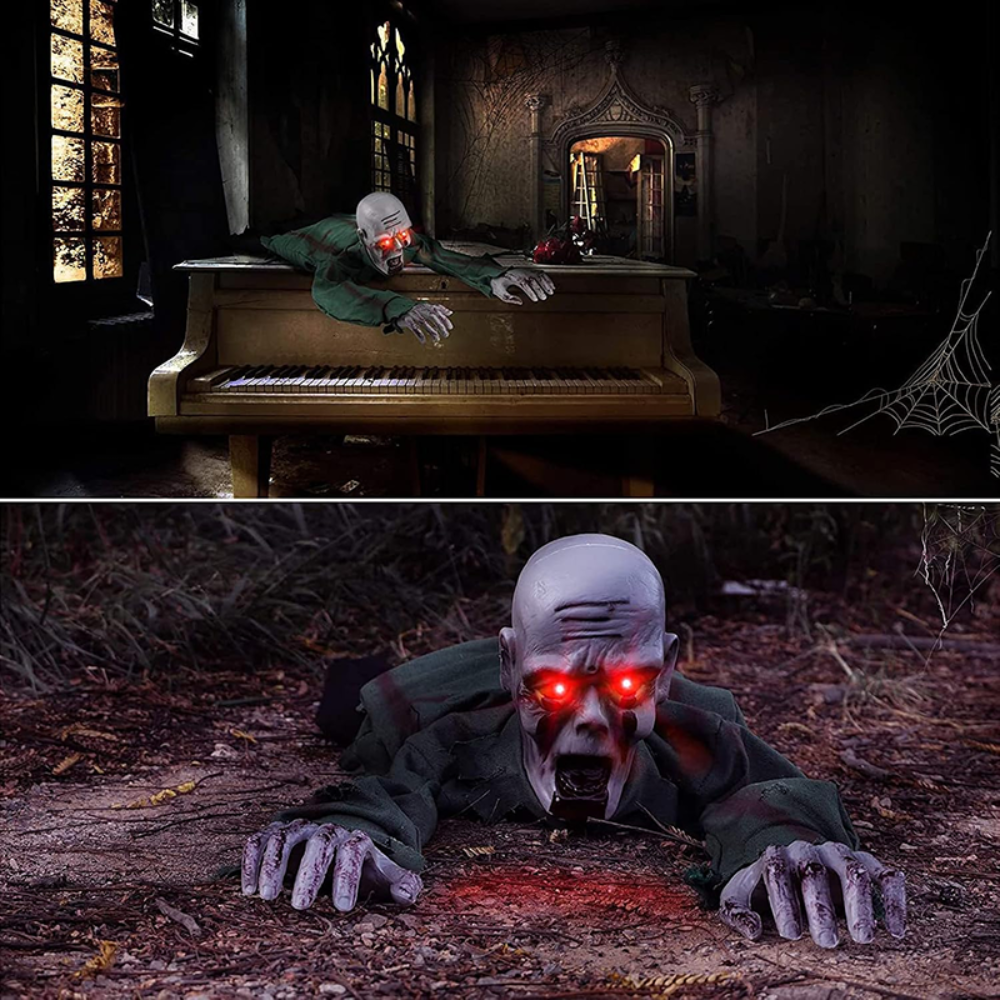 The Haunted Climber™ – Animated Climbing Ghost Halloween Decoration