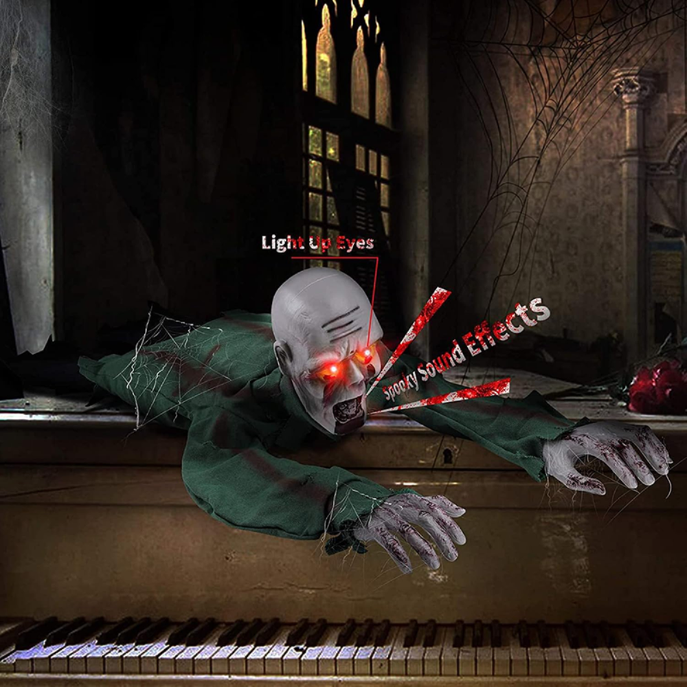 The Haunted Climber™ – Animated Climbing Ghost Halloween Decoration