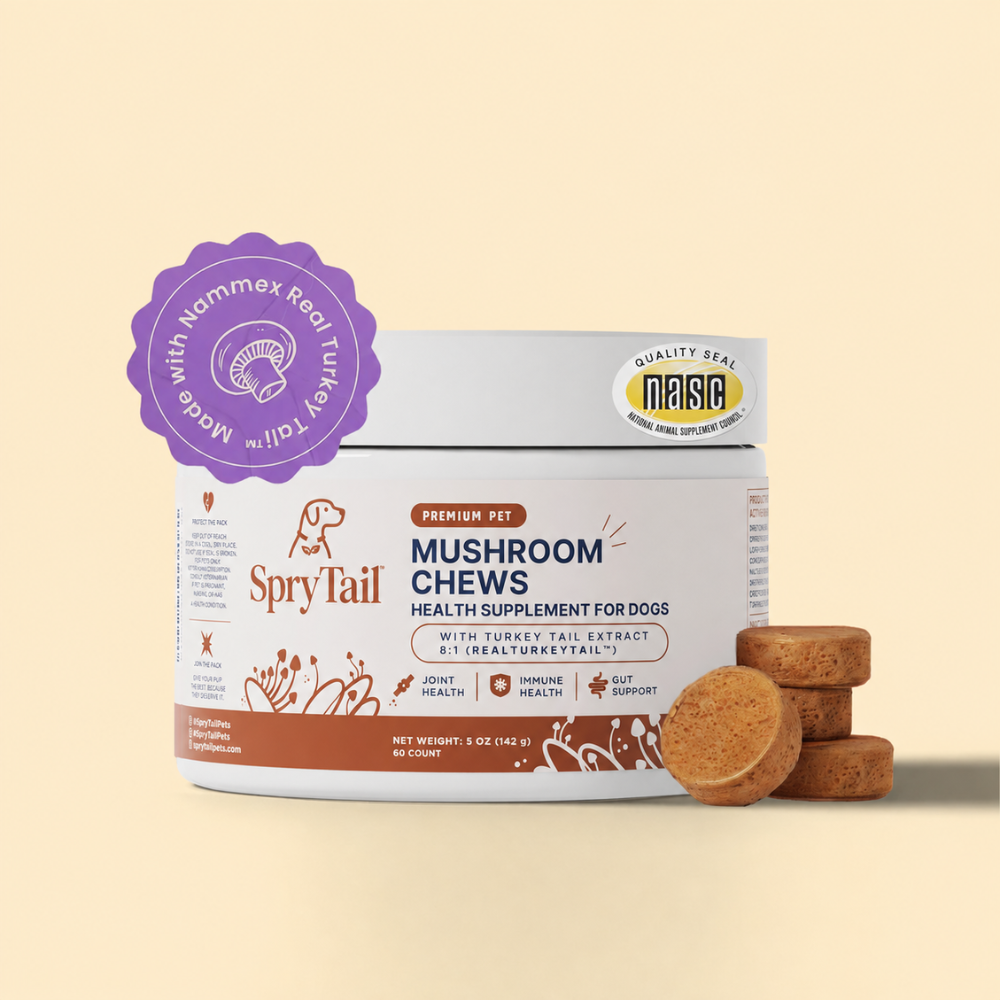 SpryTail — Daily Mushroom Support Chews for Dogs