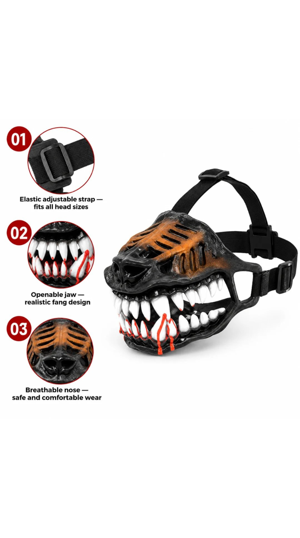 HellHound Monster Dog Mask