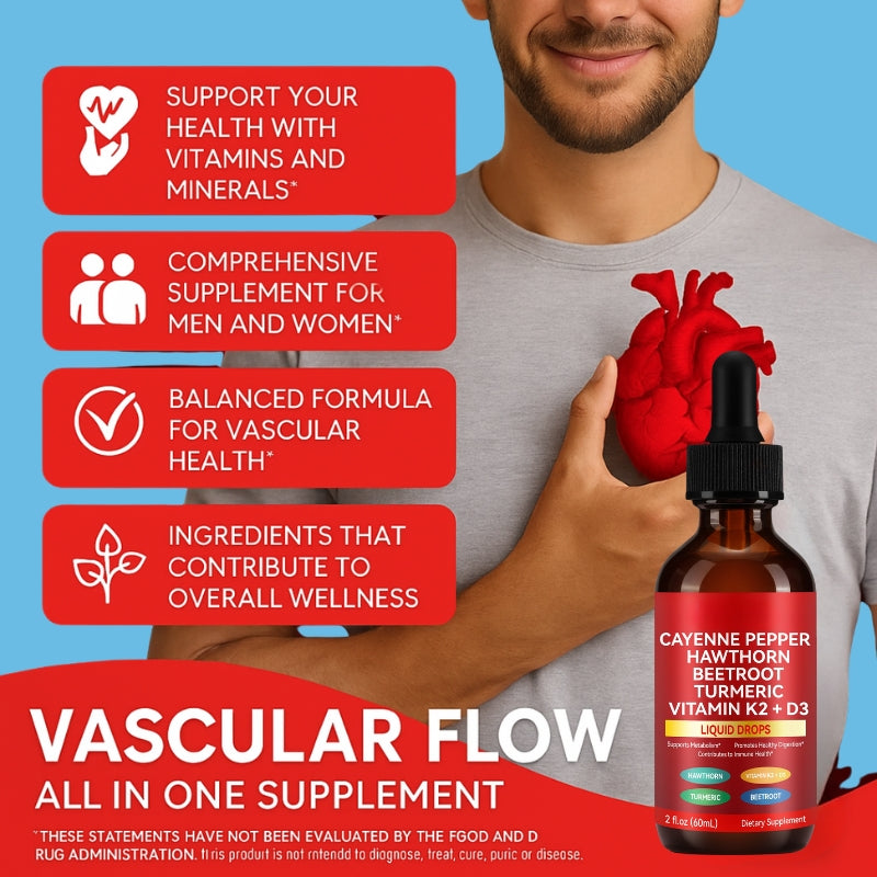 Vascular Flow™ — Natural Support for Heart Health, Blood Pressure & Energy
