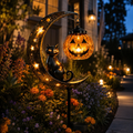 🌙 Pumpkin Moon Glow — Solar Halloween Garden Stake Light