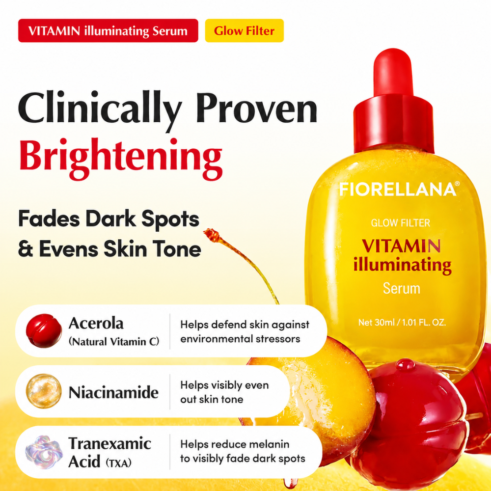 Fiorellana Vitamin Illuminating Serum & Cream Set