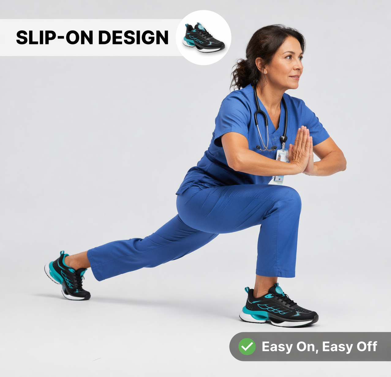 Hands-Free Orthopedic Walking Sneakers For Senios –  Comfort & Wide Toe Fit
