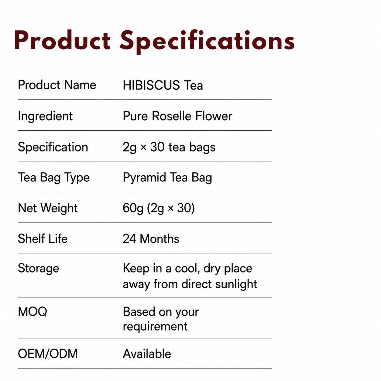 Fiorellana™ Hibiscus Tea