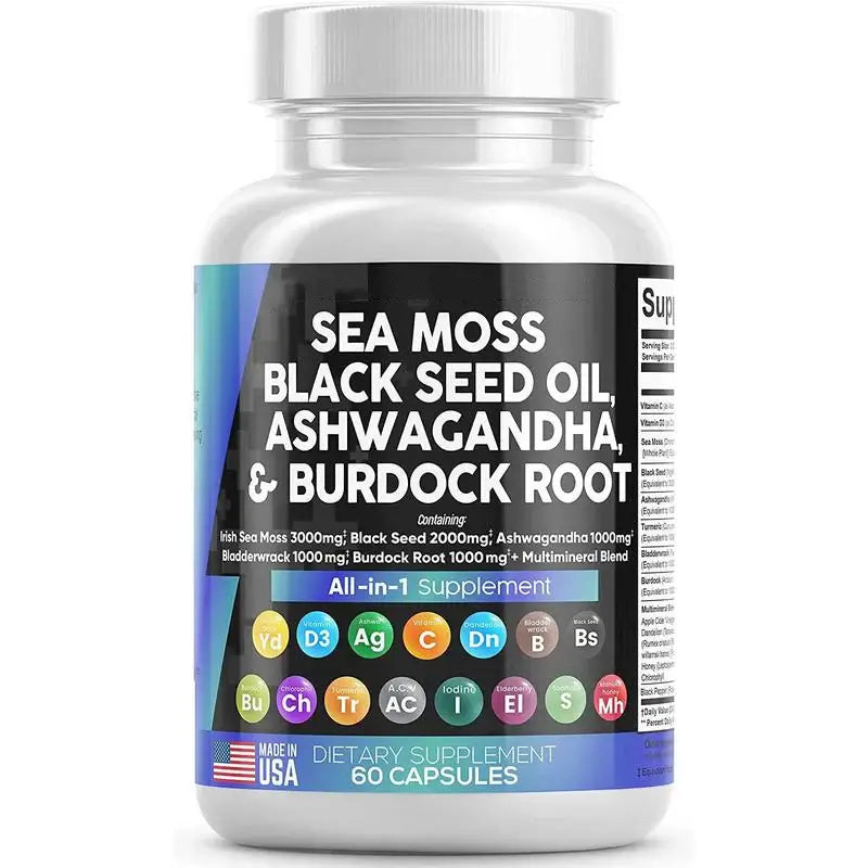 Sea Moss Black Seed - The Ultimate 15-in-1 Wellness Powerhouse