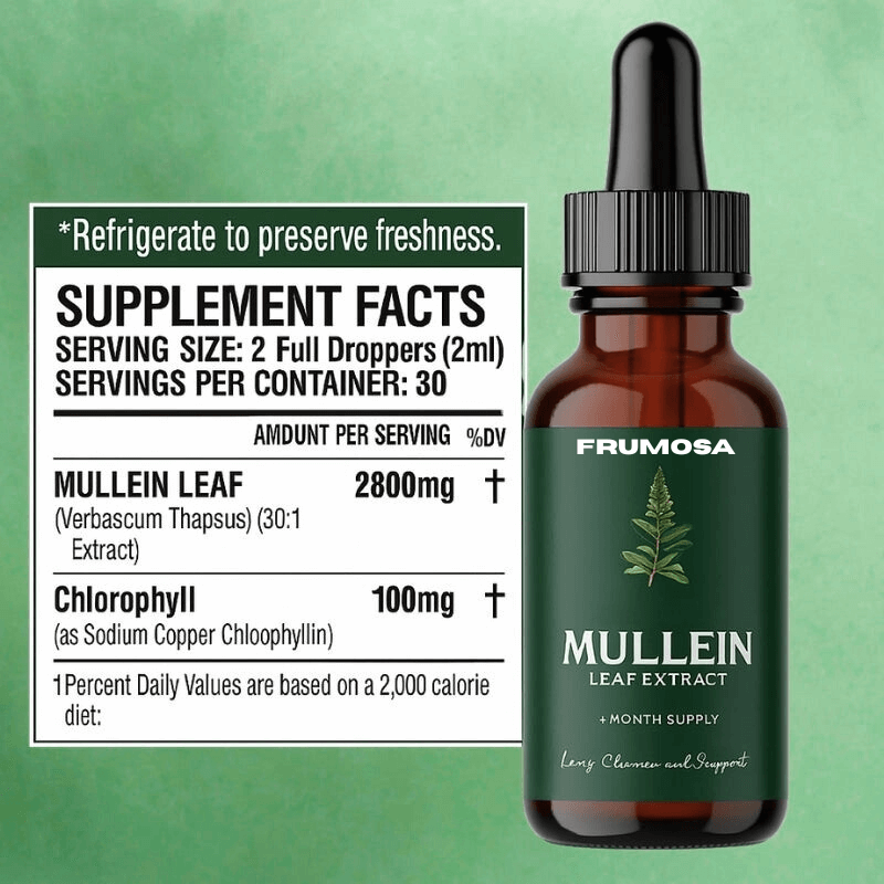 Mullein + Chlorophyll Drops 60ml