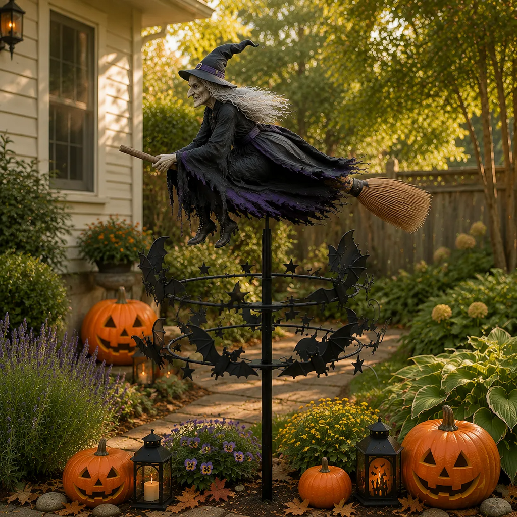 The Enchanted Witch Garden Wind Spinner