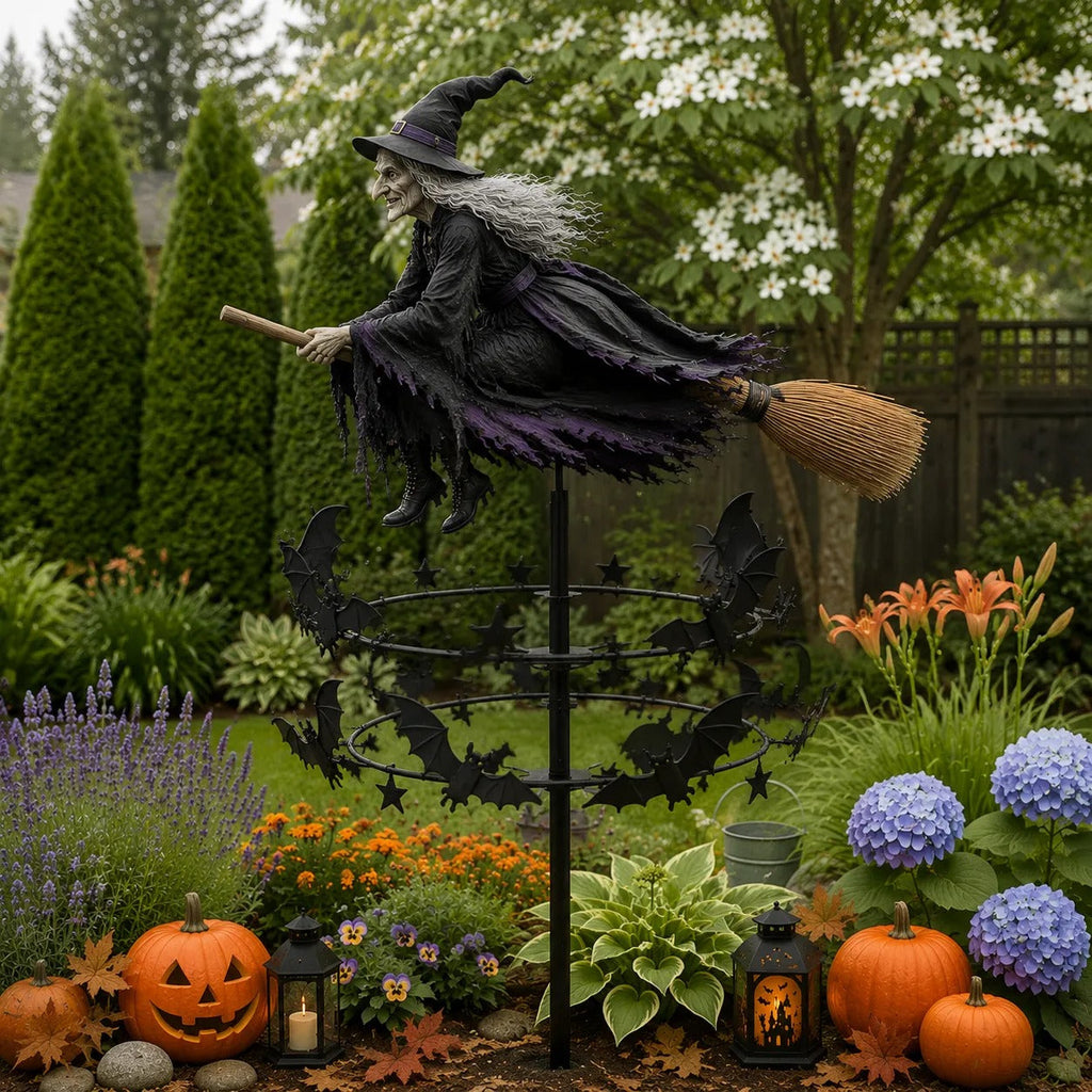 The Enchanted Witch Garden Wind Spinner
