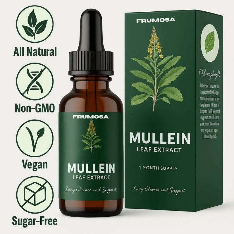 Mullein + Chlorophyll Drops 60ml