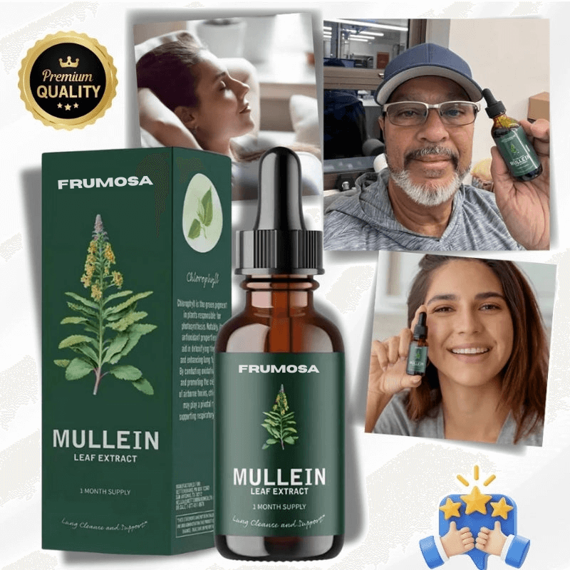 Mullein + Chlorophyll Drops 60ml