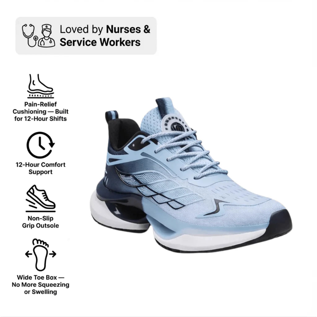 Hands-Free Orthopedic Walking Sneakers For Senios –  Comfort & Wide Toe Fit